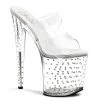 Pleaser Shoes Clear 8" Pumps*