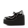 Demonia Black Patent Leather 5.5" Platform Shoes*