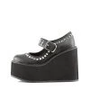 Demonia Black Vegan Leather 5.5" Platform Shoes* 1 Demonia Black Vegan Leather 5.5" Platform Shoes*