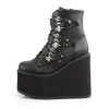 Demonia Shoes Black Vegan Leather 5.5" Platform Ankle Boots* 1 Demonia Shoes Black Vegan Leather 5.5" Platform Ankle Boots*