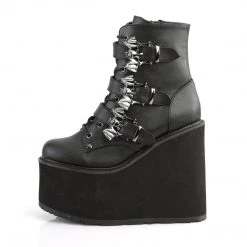 Demonia Shoes Black Vegan Leather 5.5