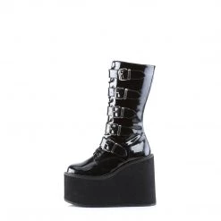 Demonia Black Patent Leather 5.5