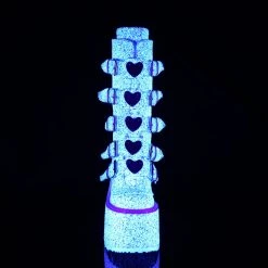 Demonia White Multi Glitter 5.5" Platform Mid-Calf Boots* Shoes