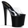 Pleaser 7.5" Black Platform Slide Platform Heels* Shoes