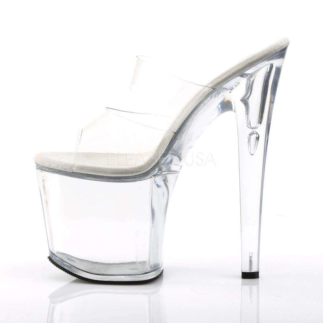 Pleaser 7.5" Clear Platform Heels* 4 Pleaser 7.5" Clear Platform Heels*