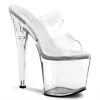 Pleaser 7.5" Clear Platform Heels*
