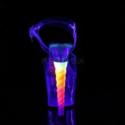 Pleaser Clear/Black 7