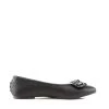 Demonia Black Vegan Leather Pointed Toe Flats* Shoes
