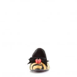 Demonia Tiger Print Faux Hair Flats* Shoes