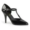 Pleaser 4" Heel T-Strap D'Orsay Pump - Black* 1 Pleaser 4" Heel T-Strap D'Orsay Pump - Black*