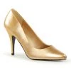 Pleaser 4" Heel Classic Pump - Gold*