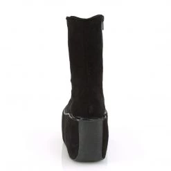 Demonia Black Faux Suede 3.5