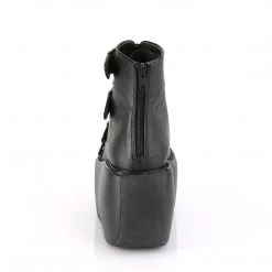 Demonia Shoes Black Vegan Leather 3.5