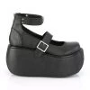Demonia Black Vegan Leather Platform Shoes* 1 Demonia Black Vegan Leather Platform Shoes*