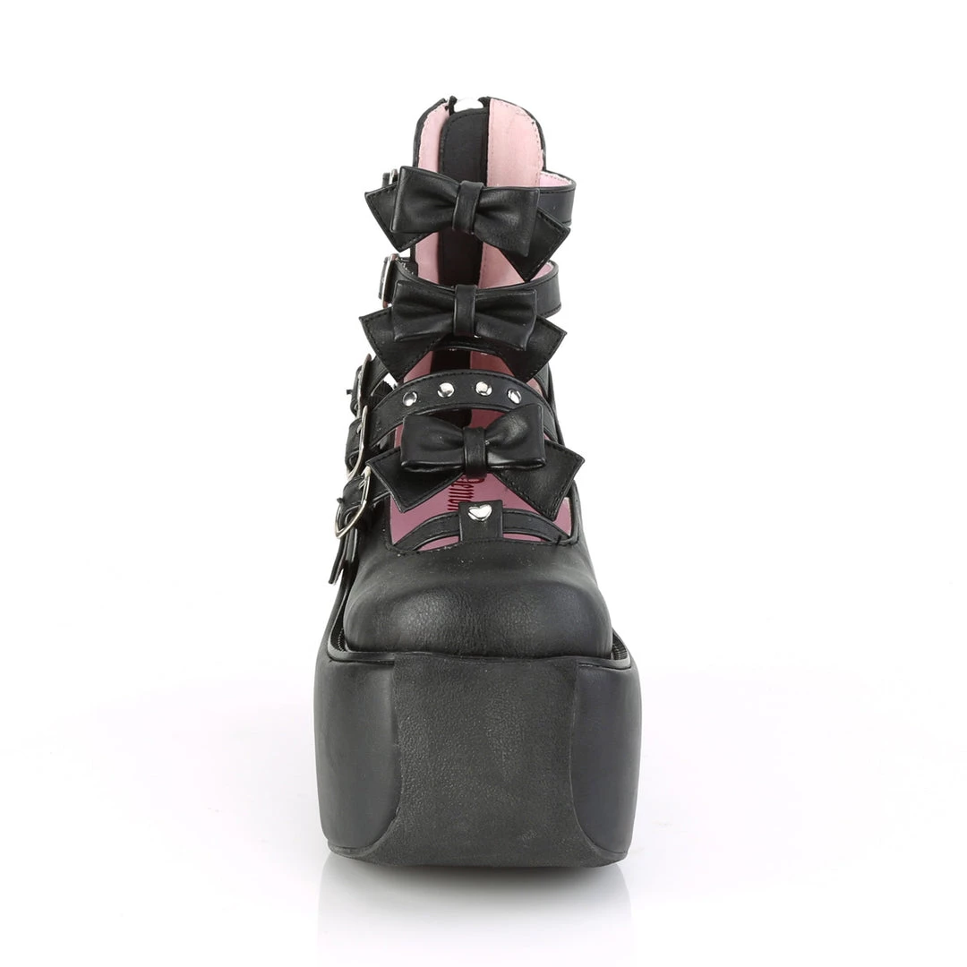 Demonia Black Vegan Leather 3.5" Platform Shoes* 4 Demonia Black Vegan Leather 3.5" Platform Shoes*