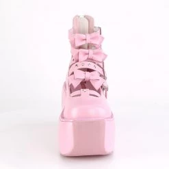 Demonia Baby Pink Vegan Leather 3.5" Platform Shoes*
