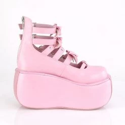 Demonia Baby Pink Vegan Leather 3.5