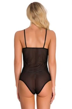 3WISHES Lingerie Strappy Bust Teddy