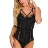 3WISHES Lingerie Strappy Bust Teddy
