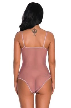 3WISHES Lingerie Strappy Bust Teddy