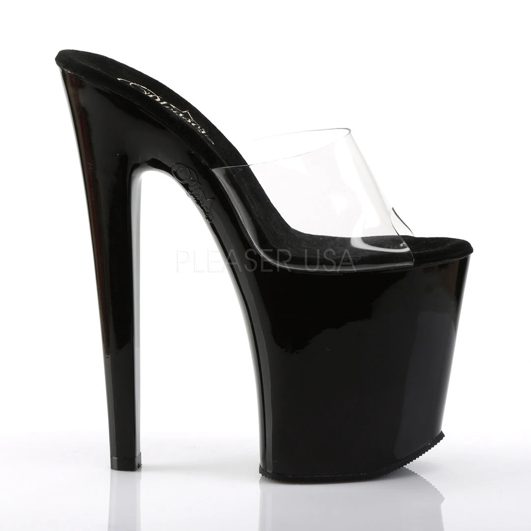 Pleaser 8 Inch Clear Heels* 6 Pleaser 8 Inch Clear Heels*