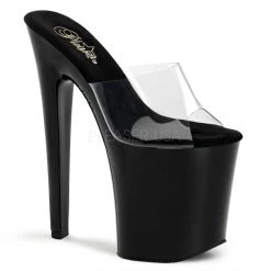 Pleaser 8 Inch Clear Heels*