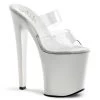 Pleaser 8" Clear Platform Heels*