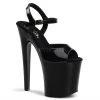 Pleaser 8" Black Platform Pumps* 2 Pleaser 8" Black Platform Pumps*