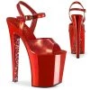 Pleaser Shoes 8" Heel Red Glitter Platforms* 1 Pleaser Shoes 8" Heel Red Glitter Platforms*