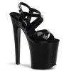 Pleaser Shoes Black 8" Heels*