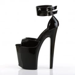 Pleaser Shoes 8" Black Platform Heels*